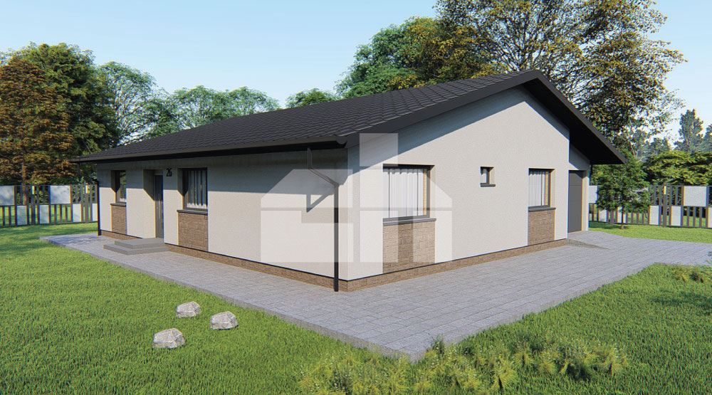 Négy hálószobás bungaló garázzsal, sz.26